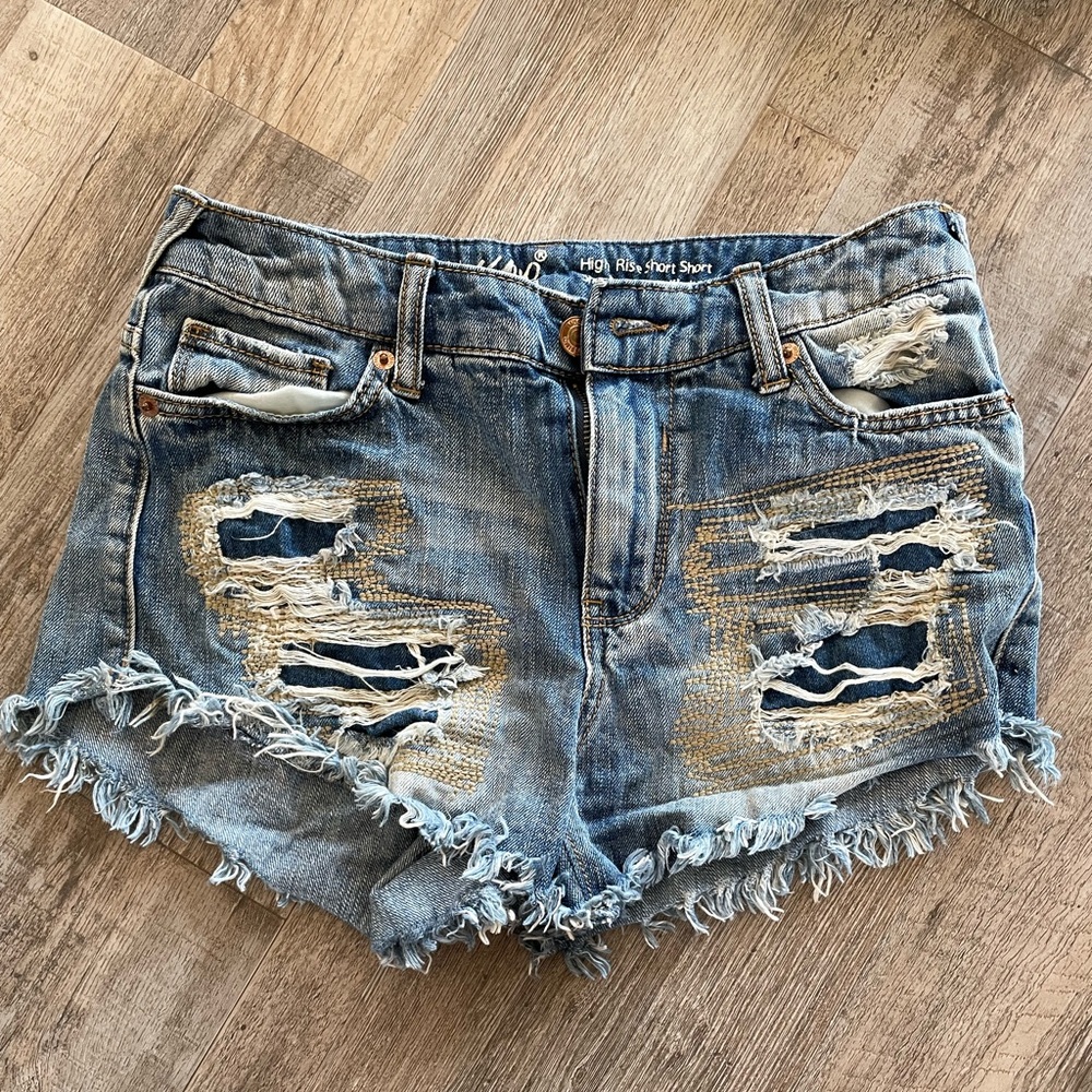 High waisted shorts cut off jean daisy dukes target Mossimo size 2/26